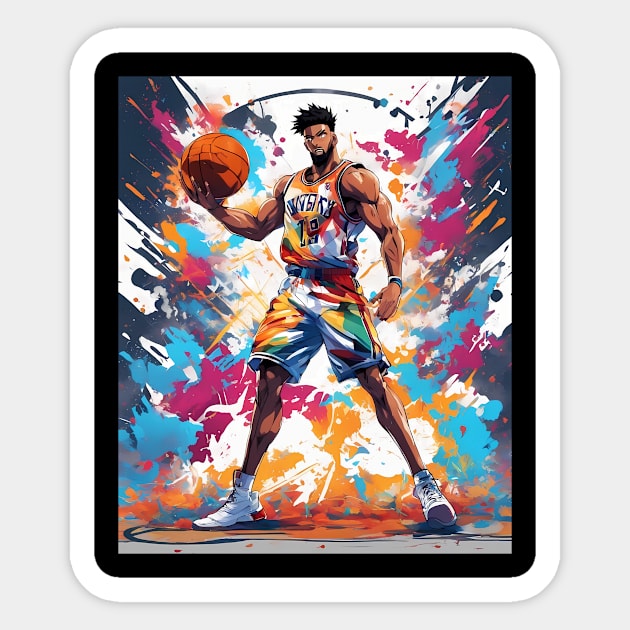 basketball net Sticker by animegirlnft